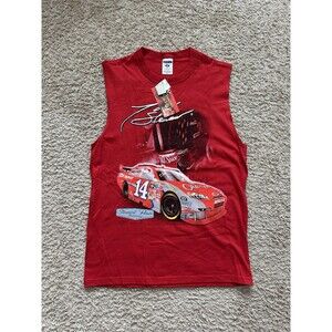 Vintage Old Spice 14 Tony Stewart Nascar Chase Authentics Tank Top Red Large M
